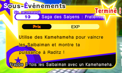 Saga des Saiyens : Fraternité Saga des Saiyens : Fraternité