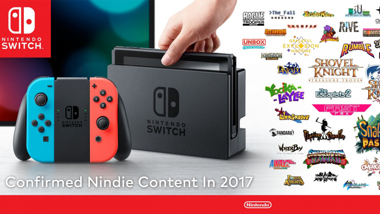 Nintendo Switch : Tous les jeux indépendants annoncés pour 2017