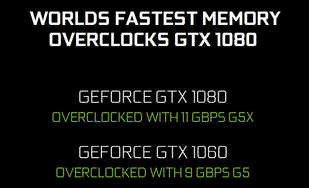 GDC 2017 : Nouvelles puces mémoire pour les GTX 1080 / 1060 et baisse de prix pour les GTX 1080