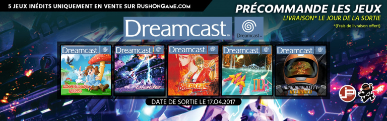 16 ans après, cinq jeux Dreamcast édités par Josh Prod 