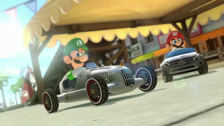Mario Kart 8 Deluxe : le DLC Mercedes sera bien inclus