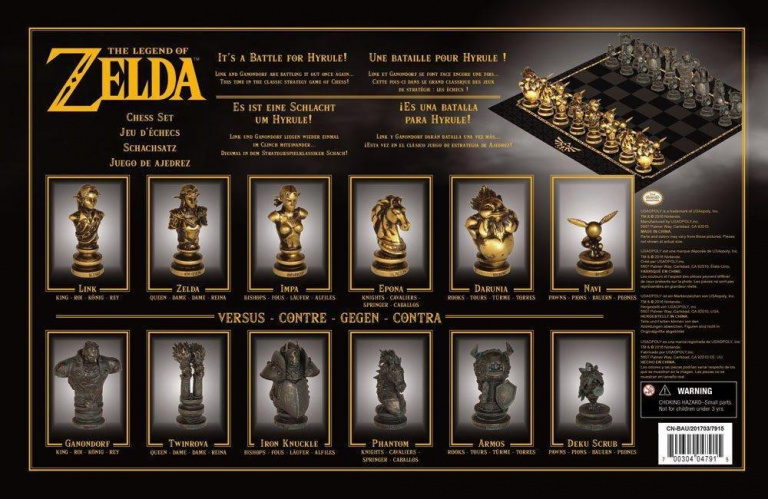 Un jeu d'échecs The Legend of Zelda fait son apparition sur Référence Gaming