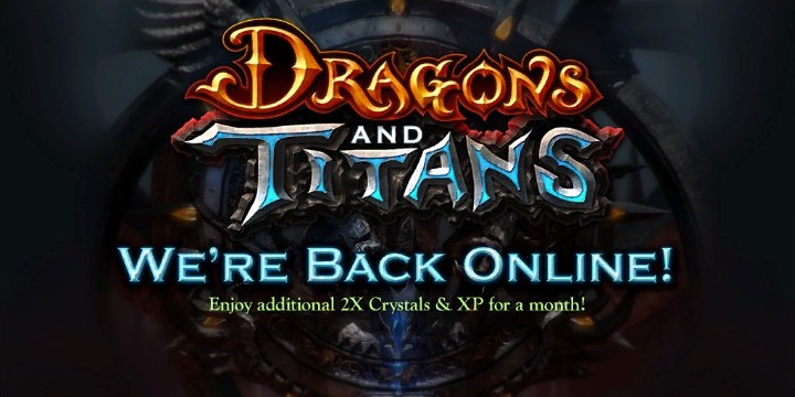 Dragons and Titans : Le retour des serveurs après une semaine