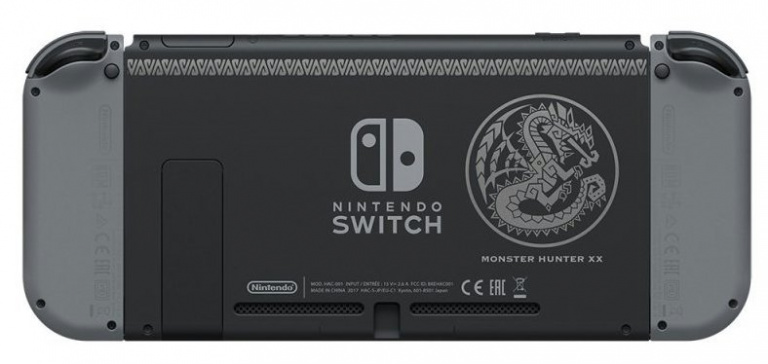 La Nintendo Switch Monster Hunter XX se montre de plus près