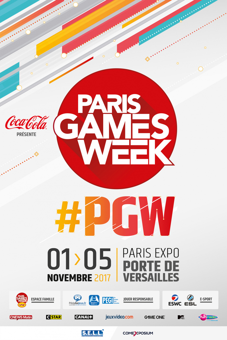 La Paris Games Week 2017 vous donne RDV le 1er novembre
