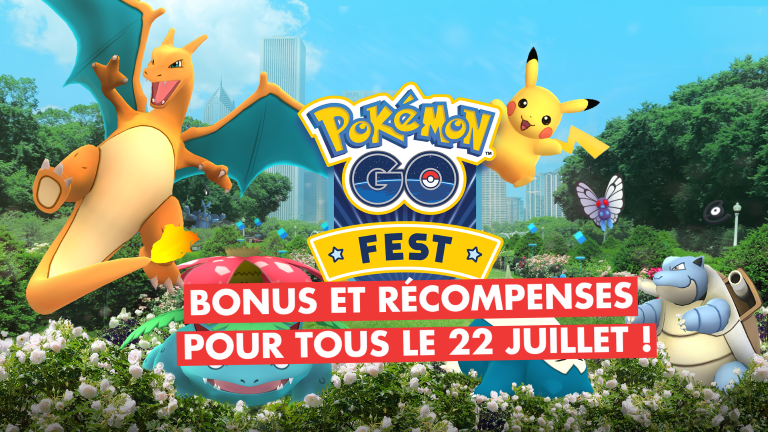 (MAJ) Pokémon GO : récompenses inédites jusqu'au 25 juillet, comment en bénéficier grâce au GO Fest
