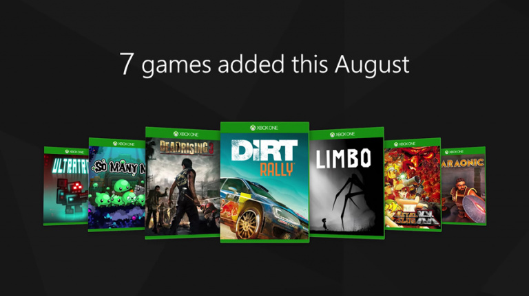Le Xbox Game Pass sera étoffé de 7 jeux en août