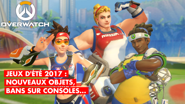 Overwatch, jeux d'été 2017 : une quarantaine de nouveaux objets et des bans sur consoles