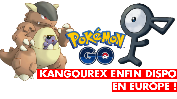 Pokémon GO : Kangourex dispo pour la première fois en Europe et des Zarbis relâchés en masse, comment les obtenir