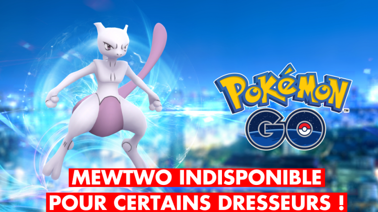 Pokémon GO, raids EX (Mewtwo) annulés : le Légendaire culte de nouveau introuvable, au moins au Japon
