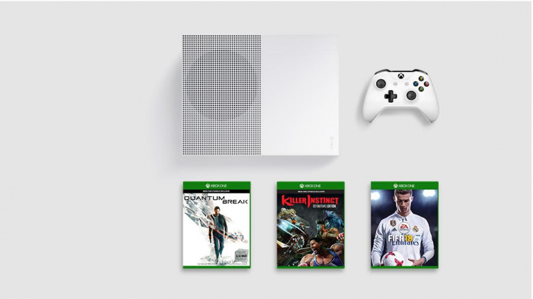 Microsoft Store : Pack Xbox One S + FIFA 18 + 2 jeux offerts dès 249€