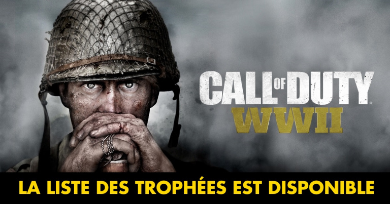 Call of Duty WWII : les trophées et succès du FPS d'Activision dévoilés