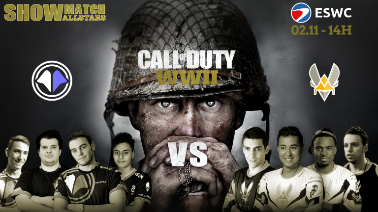 Call of Duty WWII : Un showmatch allstars à la Paris Games Week