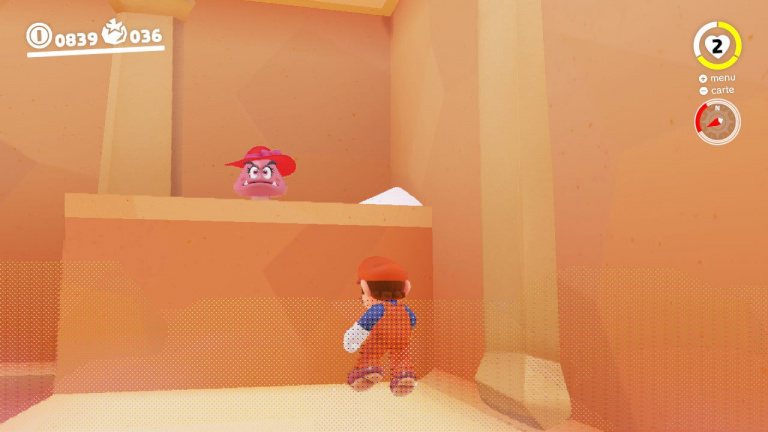 Super Mario Odyssey, Goomba à Chapeau : comment obtenir la Lune du Goomba qui s'enfuit dès que vous approchez ?