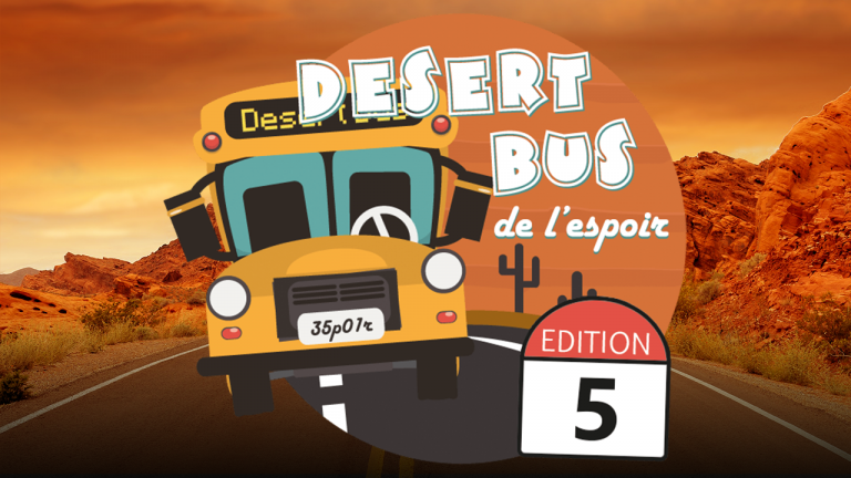Desert Bus de l’Espoir, l’événement caritatif diffusé sur jeuxvideo.com