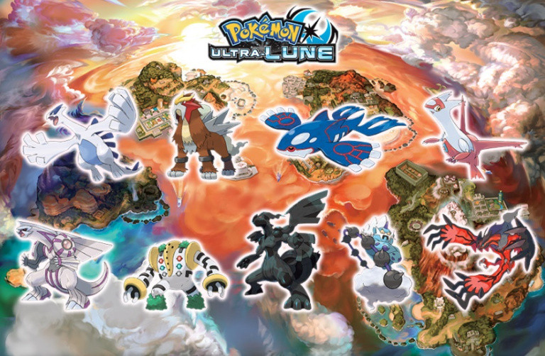 Pokémon légendaires exclusifs à Pokémon Ultra-Lune