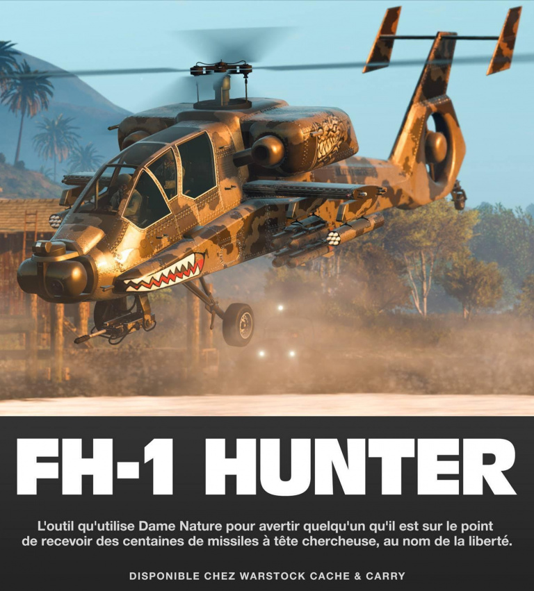 GTA Online : Le FH1-Hunter prend son envol
