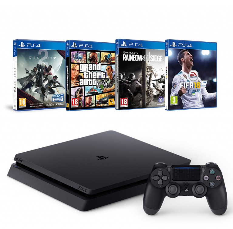 Black Friday : 3 nouveaux packs PS4 + jeux sur Amazon