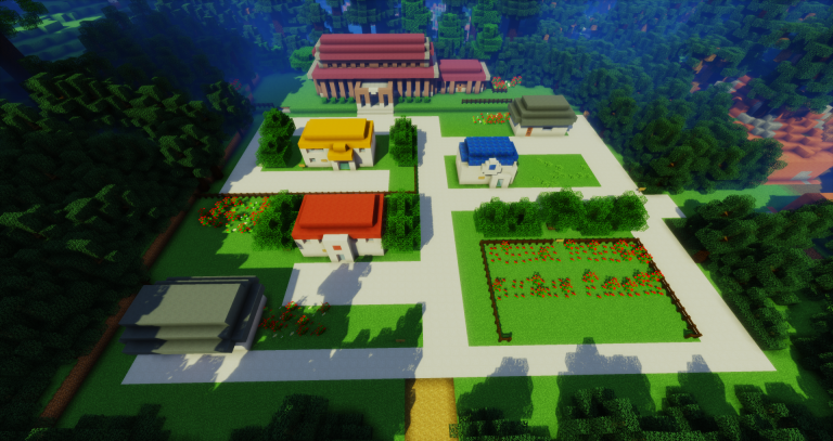 La région de Kanto du premier jeu Pokémon refaite dans Minecraft