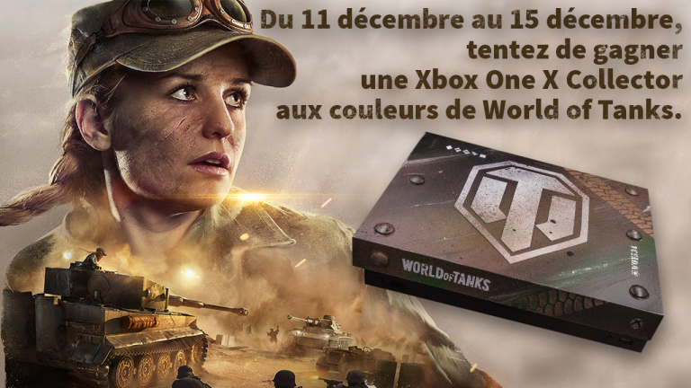 Tentez de gagner une édition limitée de la Xbox One X aux couleurs de World of Tanks