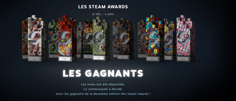 Steam Awards : Les vainqueurs de l'édition 2017 dévoilés