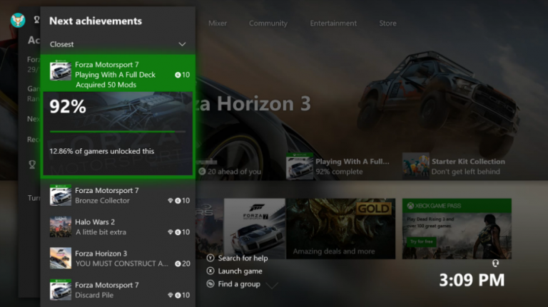 Xbox One : de nouvelles fonctionnalités pour les Insiders