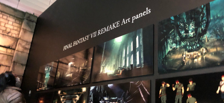 Final Fantasy VII Remake : des images de l'exposition des 30 ans
