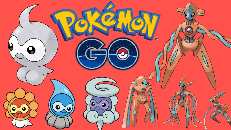 Pokémon GO : Morphéo et Deoxys prêts à débarquer avec leurs formes multiples, préparez-vous