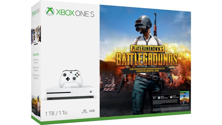 Microsoft annonce un bundle Xbox One S + PlayerUnknown's Battlegrounds