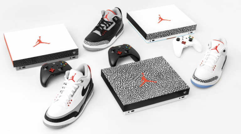 Xbox One : Trois consoles aux couleurs des Air Jordan 3