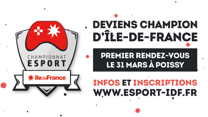 Le championnat eSport Île-de-France 2018 se présente