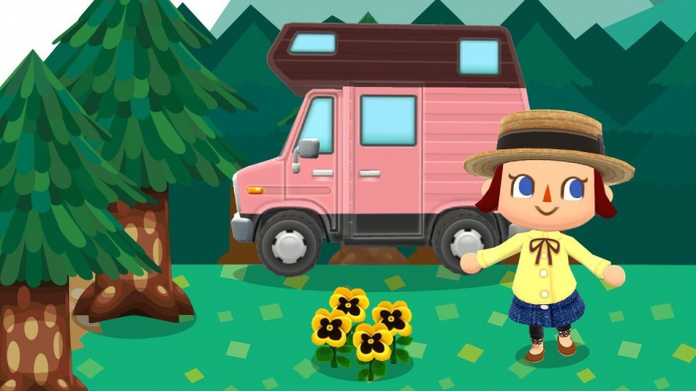 Gulliver fait son nid dans Animal Crossing : Pocket Camp