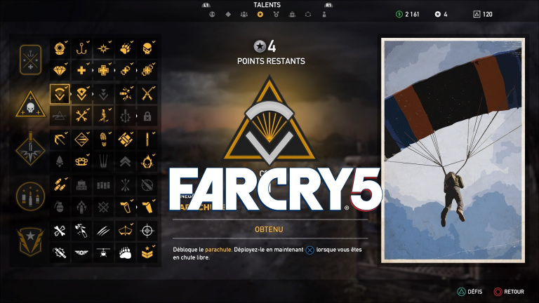 Far Cry 5, guide points de talent : tous les défis et objectifs à accomplir pour les obtenir