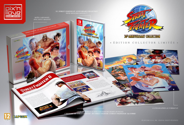 Street Fighter 30th Anniversary : une édition collector limitée prévue par Pix'n Love