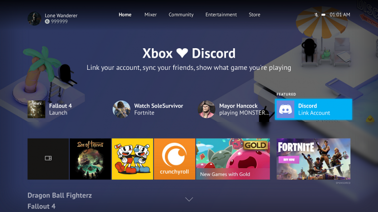 Xbox Live : il sera bientôt possible de lier son compte Discord
