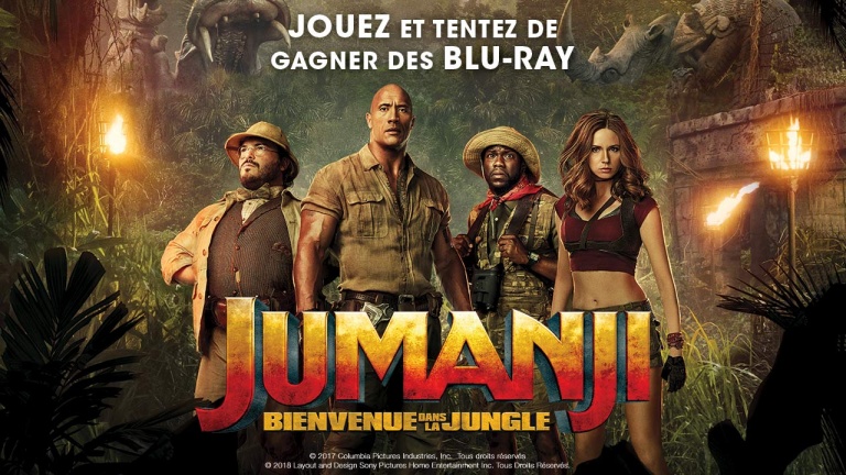Concours Jumanji : Gagnez des éditions Blu-Ray du film !