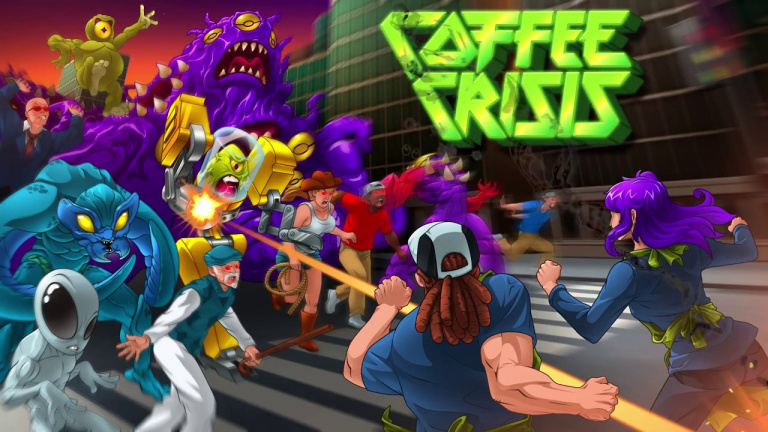 Coffee Crisis : le beat'em all sortira aussi sur Nintendo Switch et Megadrive