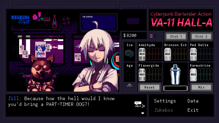 VA-11 HALL-A : le visual novel cyberpunk annoncé sur PS4 et Nintendo Switch