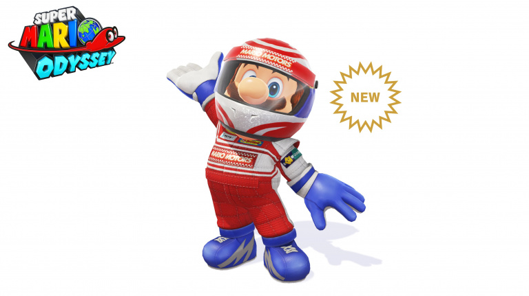 Super Mario Odyssey : notre héros s'habille en pilote de course