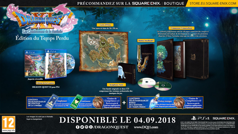 E3 2018 : Square Enix dévoile l'édition collector de Dragon Quest XI