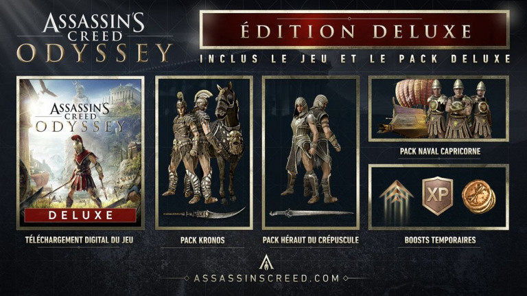 Assassin's Creed Odyssey : Le jeu d'Ubisoft sera décliné en sept éditions