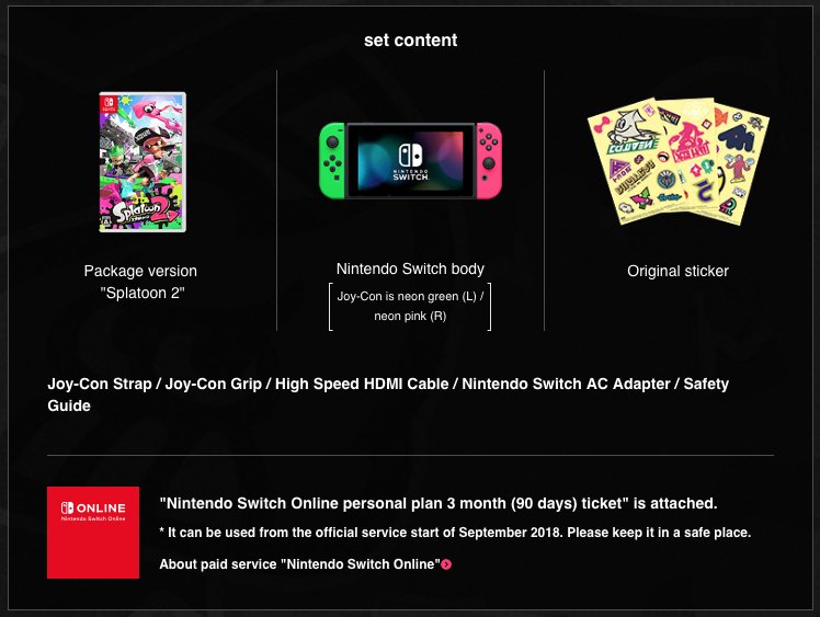 Nintendo Switch : un pack avec trois mois d'abonnement au Online proposé au Japon
