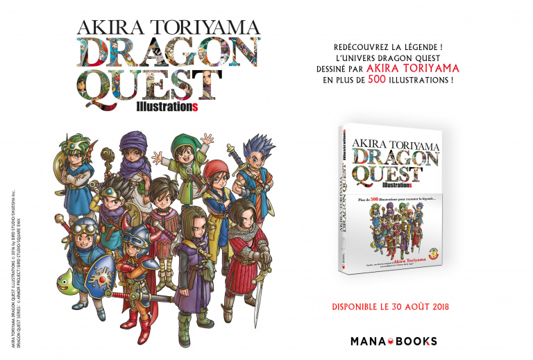Un livre d'illustrations dédié à l'univers de Dragon Quest bientôt chez Mana Books