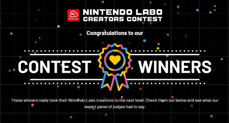 Nintendo Labo : Les gagnants du concours de création américain sont connus