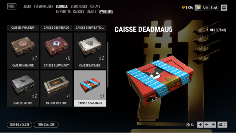 PUBG : une caisse gratuite collector Deadmau5 pour le Prime Day, comment l'obtenir (Twitch Prime)