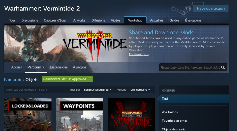 Warhammer : Vermintide 2 - les premiers mods approuvés sont là