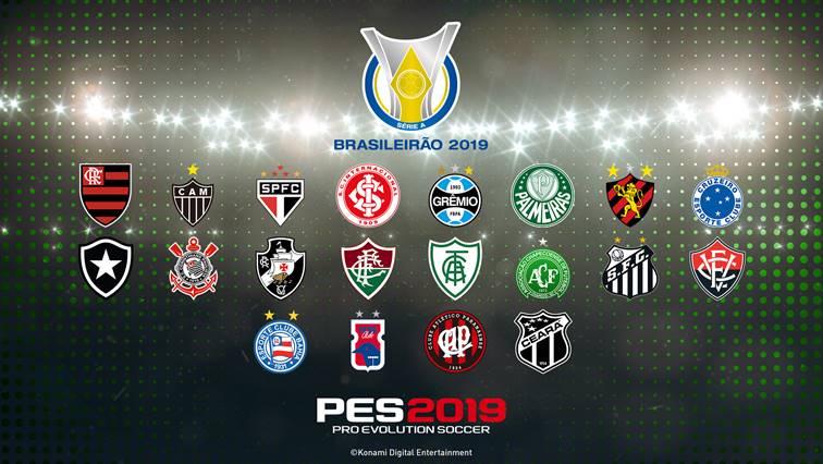 PES 2019 : le championnat brésilien sous licence exclusive