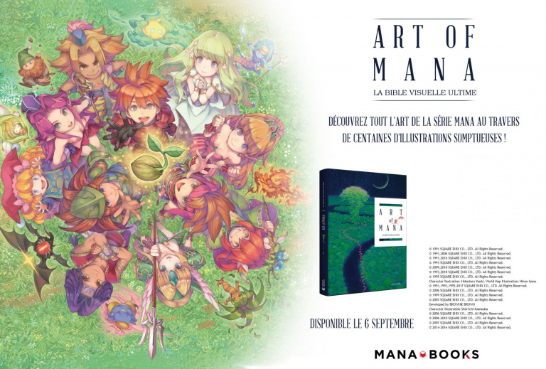 Mana Books fête les 25 ans de la saga Mana avec un artbook et un manga