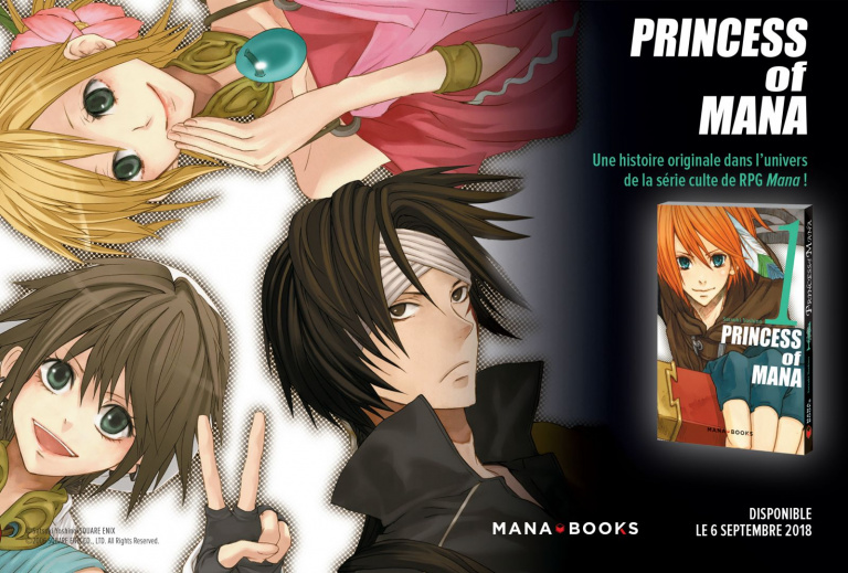 Mana Books fête les 25 ans de la saga Mana avec un artbook et un manga