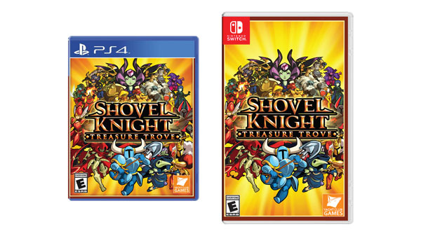 Shovel Knight Treasure Trove : Des éditions physiques PS4 et Switch listées chez GameStop